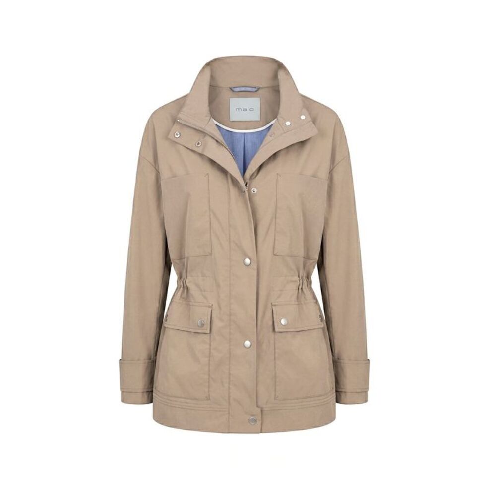Malo Brown Cotton Women Women's Jacket